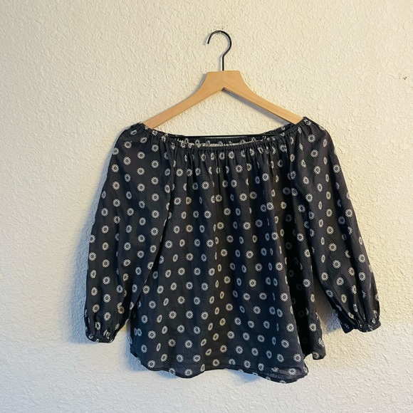 Anthropologie Maeve Maiden Off-The-Shoulder Blouse - Picture 2 of 15